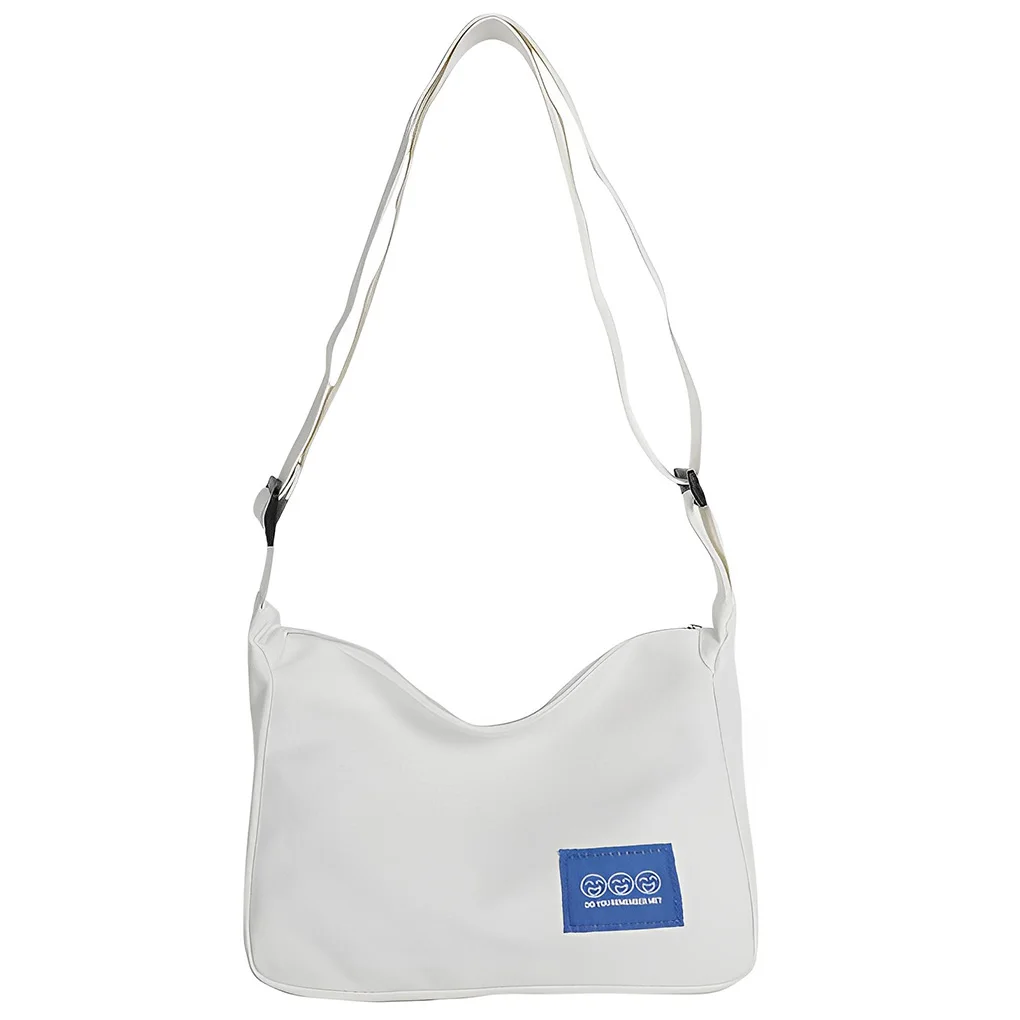 Borsa a tracolla di grande capacità in stile Casual borsa a tracolla borsa regalo di compleanno bianco grande