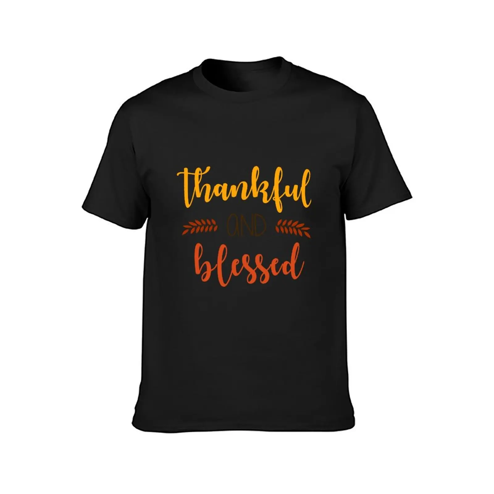 Thankful and Blessed T-Shirt for a boy blacks tees mens graphic t-shirts