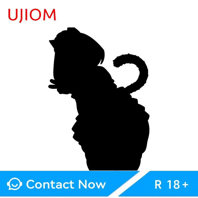 UJIOM Uraraka Ochako Wall Sticker Anime Peripheral Graphics Eye Catching Furry Cat Girl Decal Attractive Living Home Decor