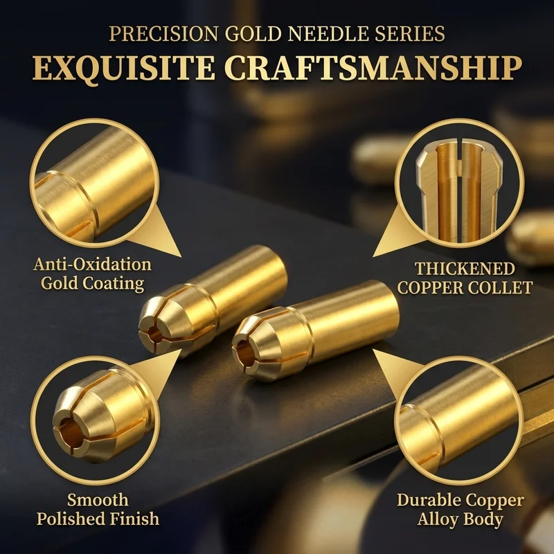 10/20 PCS, Collet, 4.8 Tail, Collet Suitable for 0.5-3.2MM, Rotary Tool Accessories, Ideal for Multiple Usage Scenarios image 5