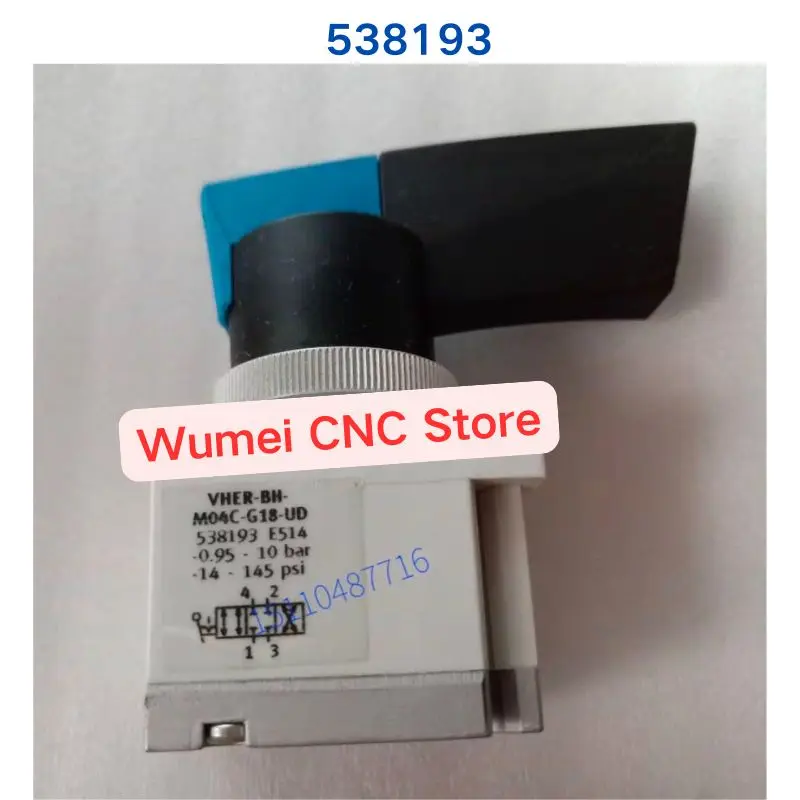 Brand New Original VHER-BH-M04C-G18-UD 538193 Rotary Handle Valve If You Need Other Specifications, Please Consult
