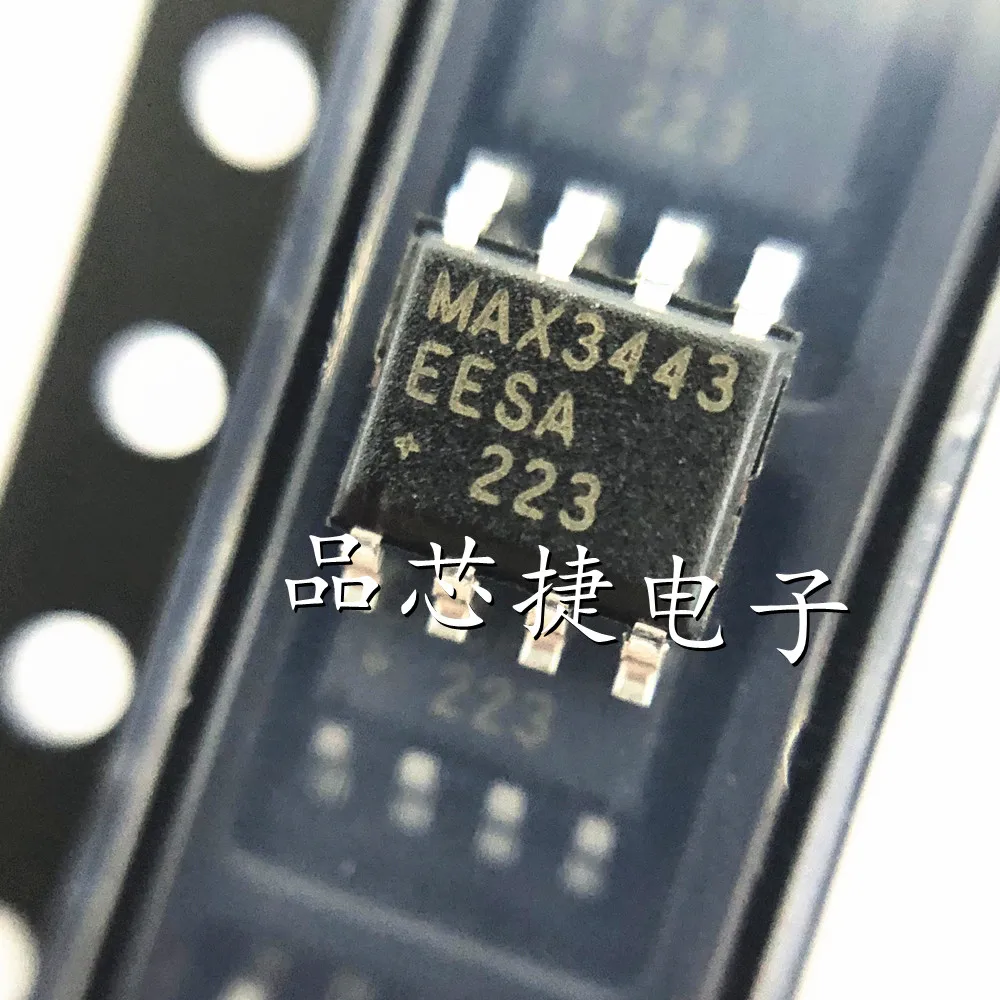 5pcs/Lot MAX3443EESA+T MAX3443EESA + SOIC-8 ±15kV ESD-Protected ±60V Fault-Protected,10Mbps, Fail-Safe RS-485/J1708 Transceivers