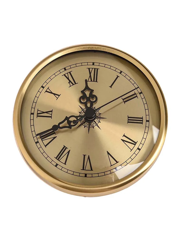 Battery Not Included 108MM Clock Insert High-Quality Materials Quartz Clock Accessory Roman Numeral Design Clock Repair