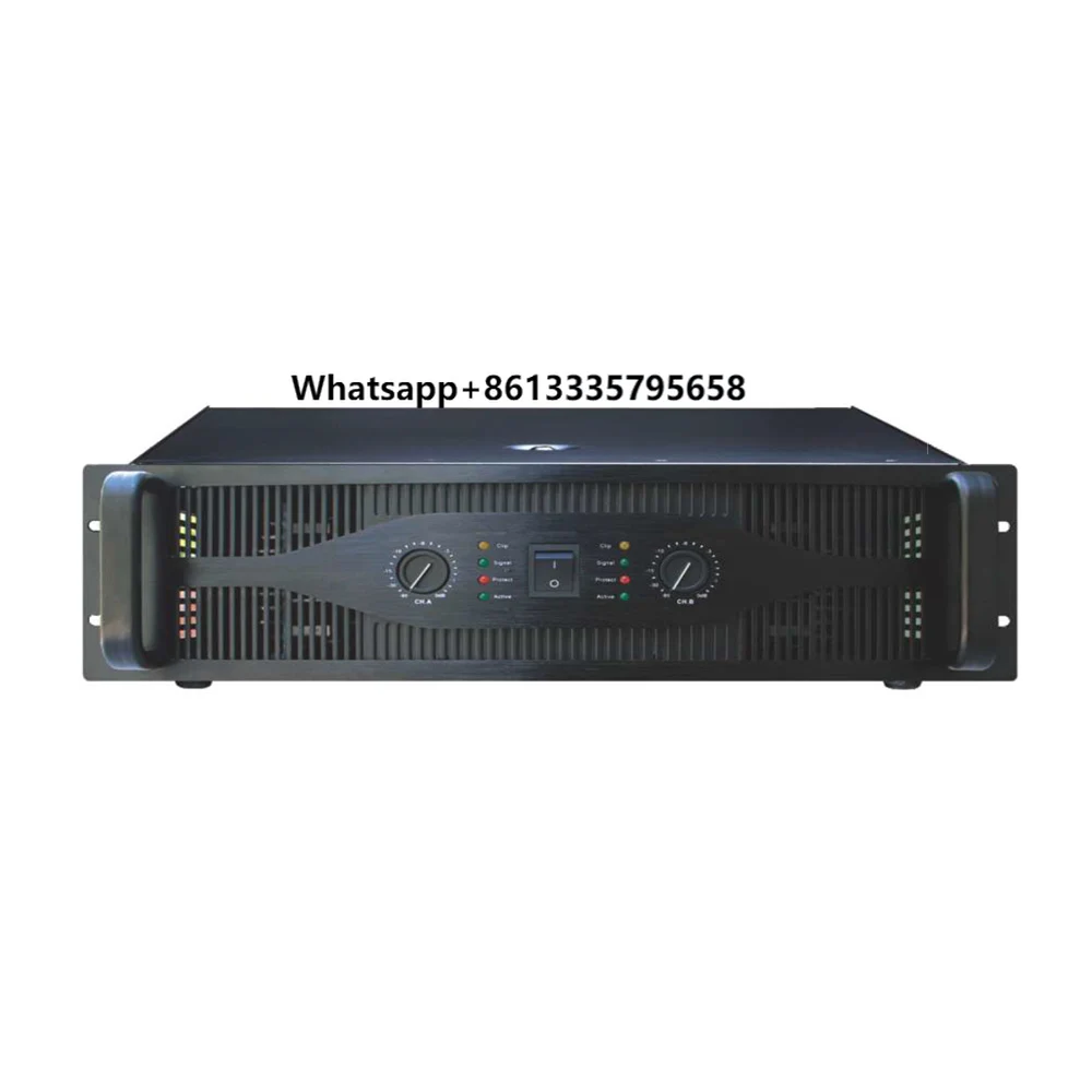 

T 3u Class D High Power 1800 Watt 4 Ohms 2 Channels Digital Audio Amplifier Super Ring Transformer with a Power Star Soft