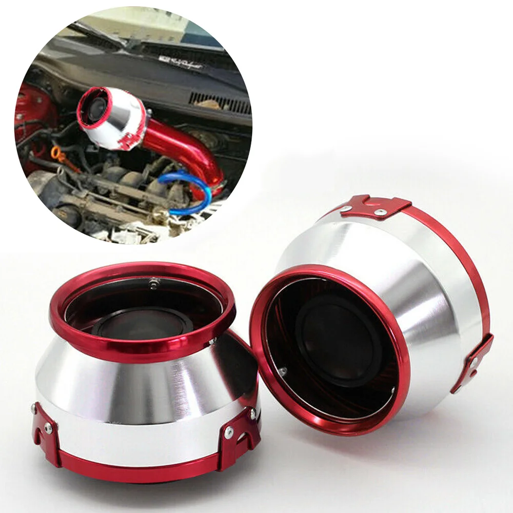 

Universal Car Air Filter 76mm Motorcycle Cold Air Intake High Flow Crankcase Vent Cover Breather Filters Aluminum Outer Shell