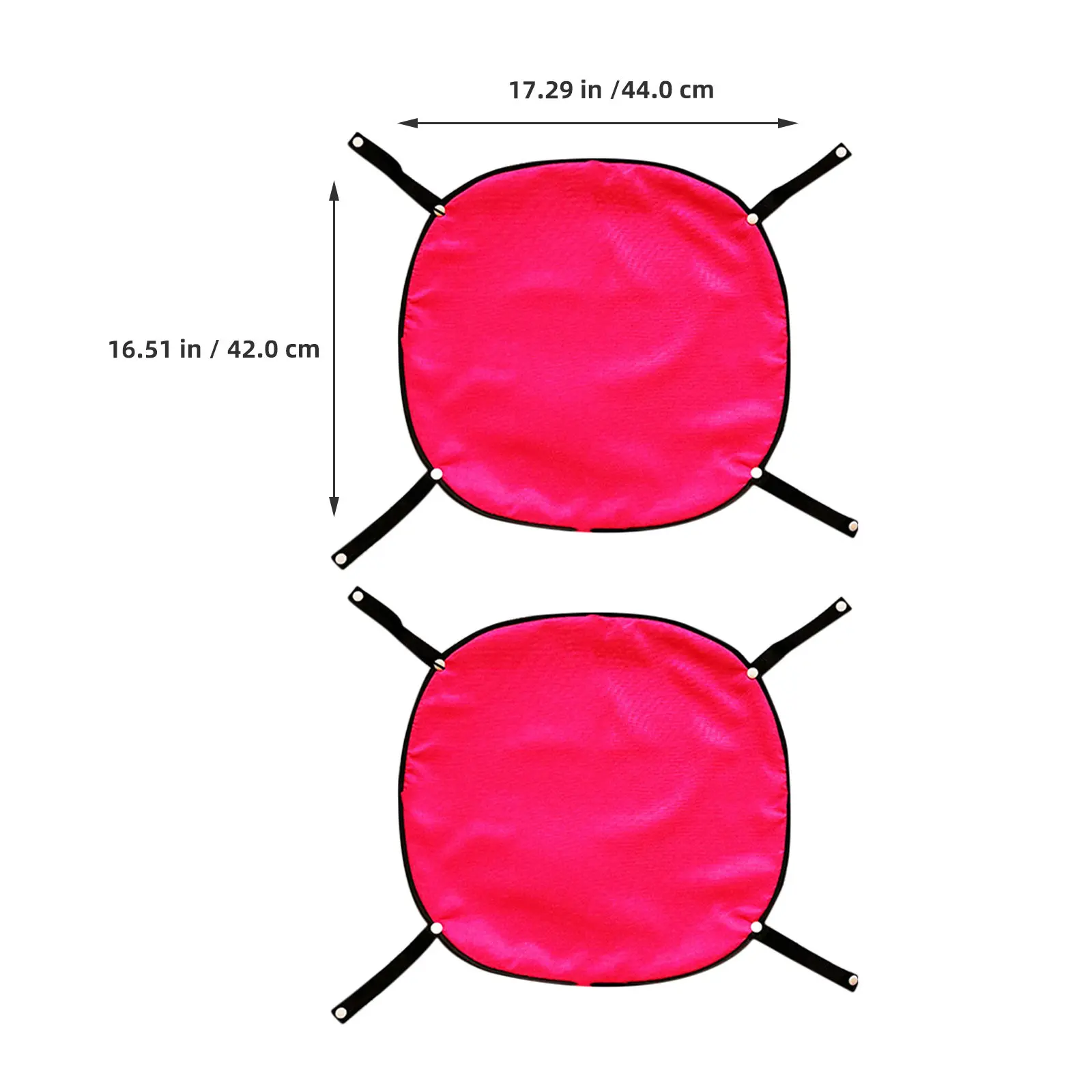2Pcs Baby Walker Footrest Fabric Pads Comfortable Cushion Foot Support for Baby Walker Supplies Round Foot Pad