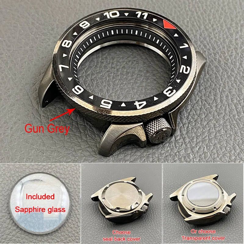 Mod SKX007 SRPD Watch Cases Include Sapphire Crystal Glass Fits NH35 NH36 4R Movement Crown at 3.8 20ATM Waterproof Watch Case