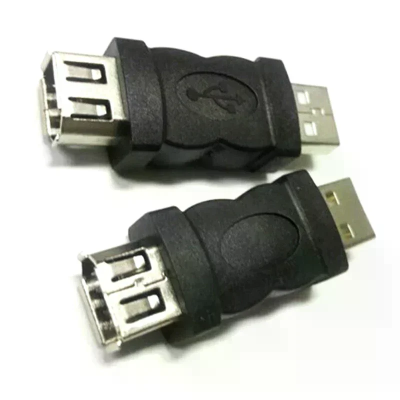 Black IEEE 1394 6 Pin Female To USB 2.0 Type A Male Adaptor Adapter Cameras Mobile Phones MP3 Player PDAs Firewire