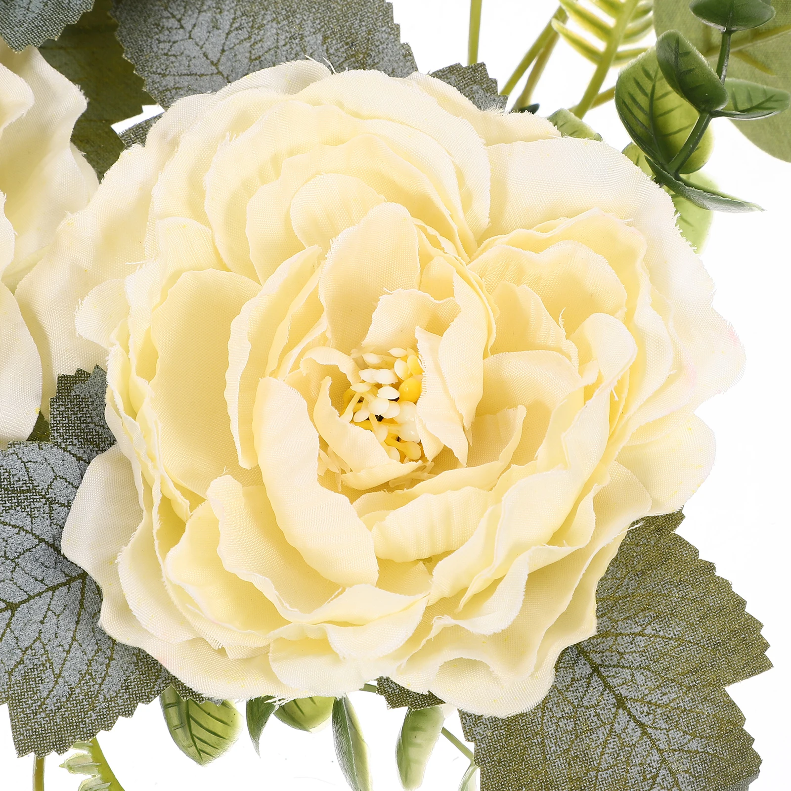 

Rose Garland Holder Wedding Table Decoration Party Flower Rings for Centerpieces Artificial Floral Wreaths Fake