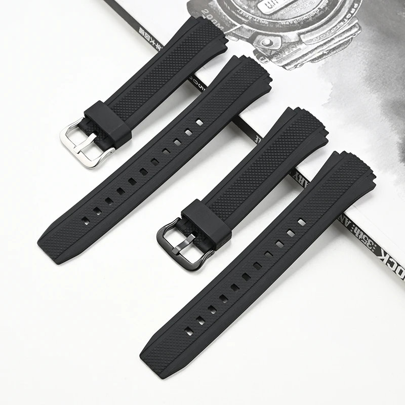 For Casio EDIFICE Series Replacement EF-552 Resin Watch Strap Waterproof watchband TPU Wristband Sports Bracelet