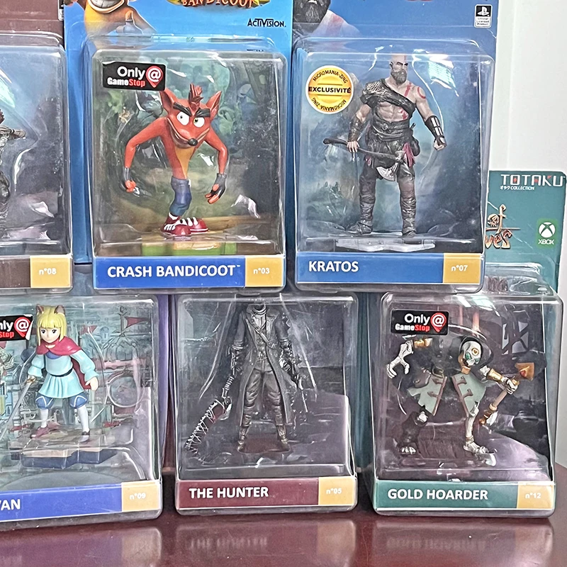 ToTaku Crash Bandicoot Figure Hunter Kratos Parappa Gold Hoarder Atreus Evan Model Toy Bloodborne Action Figure Cool Doll