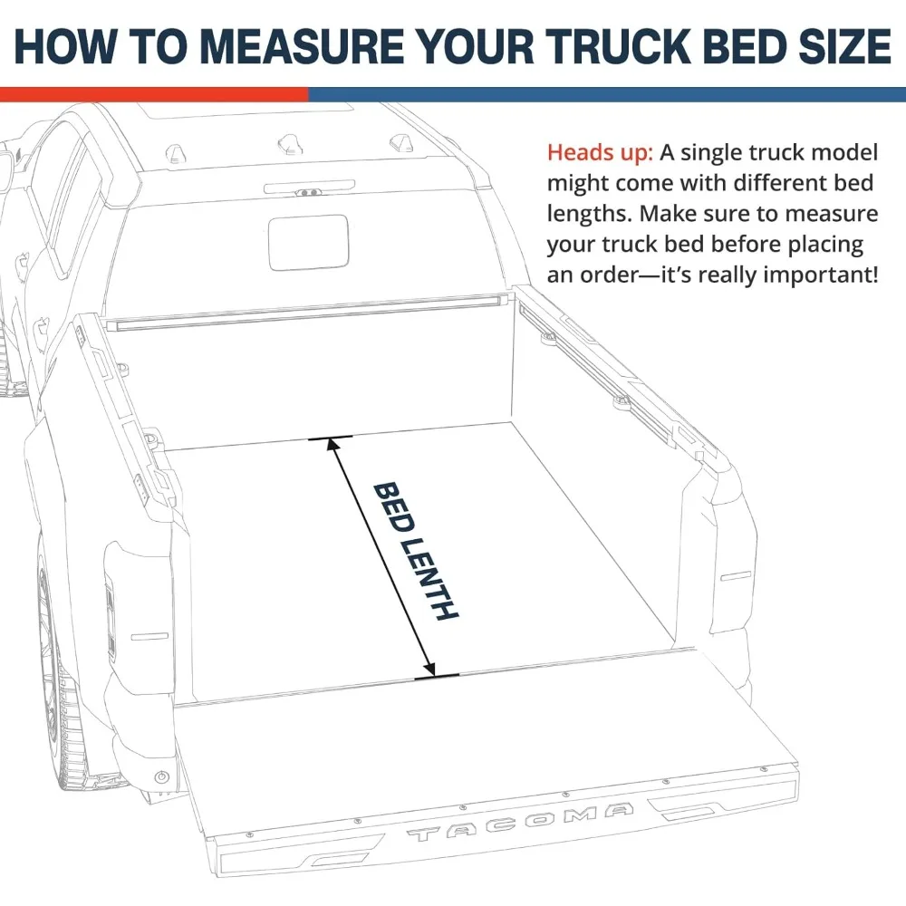 Ausziehbarer Tonneau-Abdeckung für hartes LKW-Bett, passend für 2015–2024 Ford F-150 5,6 Fuß Bett (einschließlich). Raptor/Lightning) Truck Bed Mattschwarz Alu
