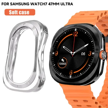 삼성 갤럭시 워치용 TPU 케이스, 스마트 워치 소프트 범퍼 보호 쉘 커버, 갤럭시 7 울트라 47mm 액세서리