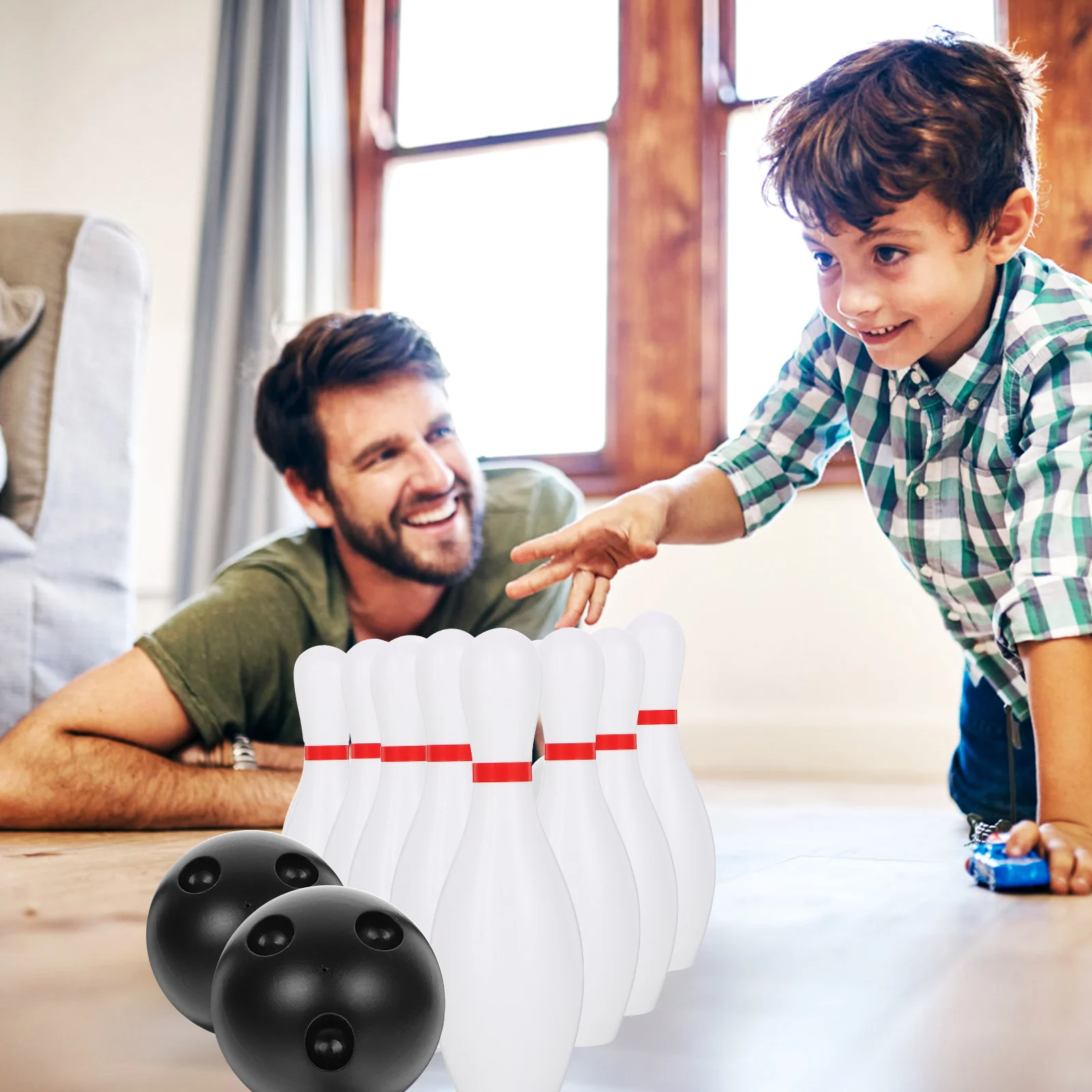 1 Juego de bolos de juguete para niños, juego de bolas de bolos de plástico, juego de bolos, juego de bolos para niños, bolas de bolos para niños