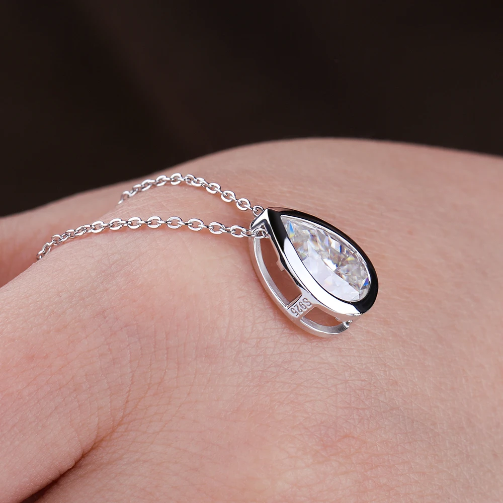 BXINY 4Carat Bezel Set WaterDr - Bezels Set Pendant review and price