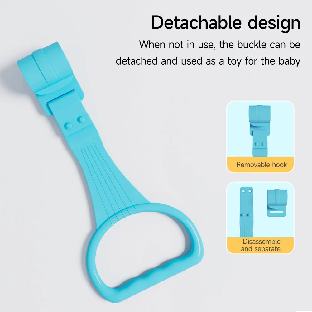 Toddler Pull Up Handle Baby Standing Aid Pull-Up Bar Crib for Learning to Walk and Arm Strength Training Stand-Up Practice Tool