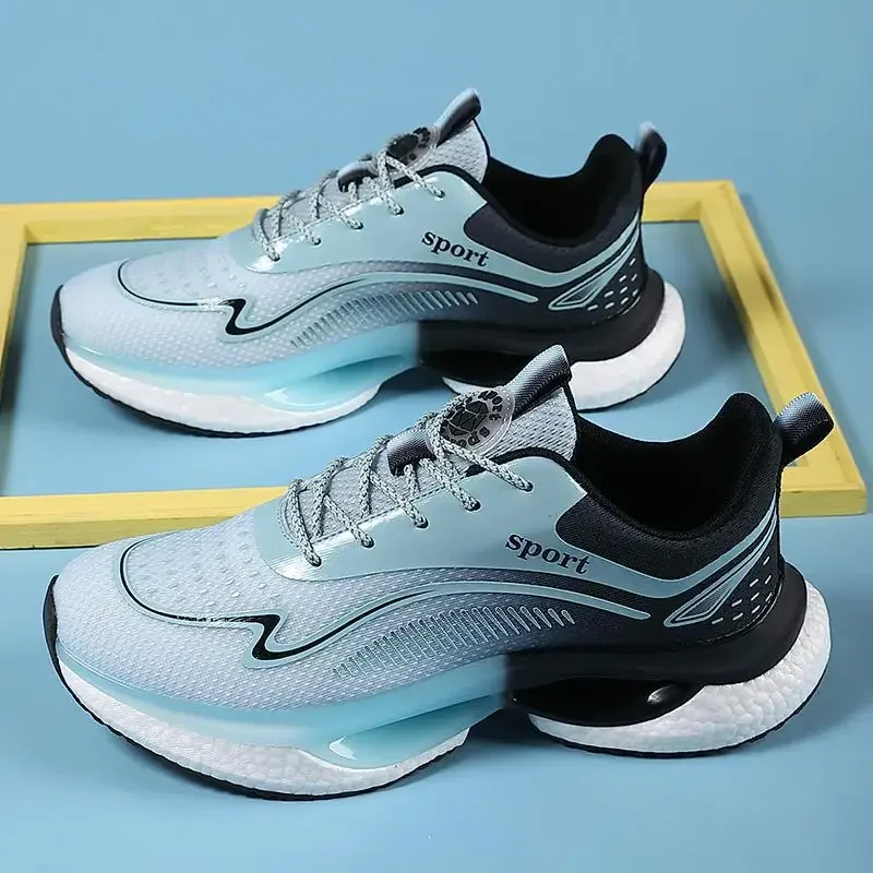 

Men's Breathable Summer Tenis Shoes Breathable Sneaker Lightweight Shock-Absorbing Fashion Casual Shoes