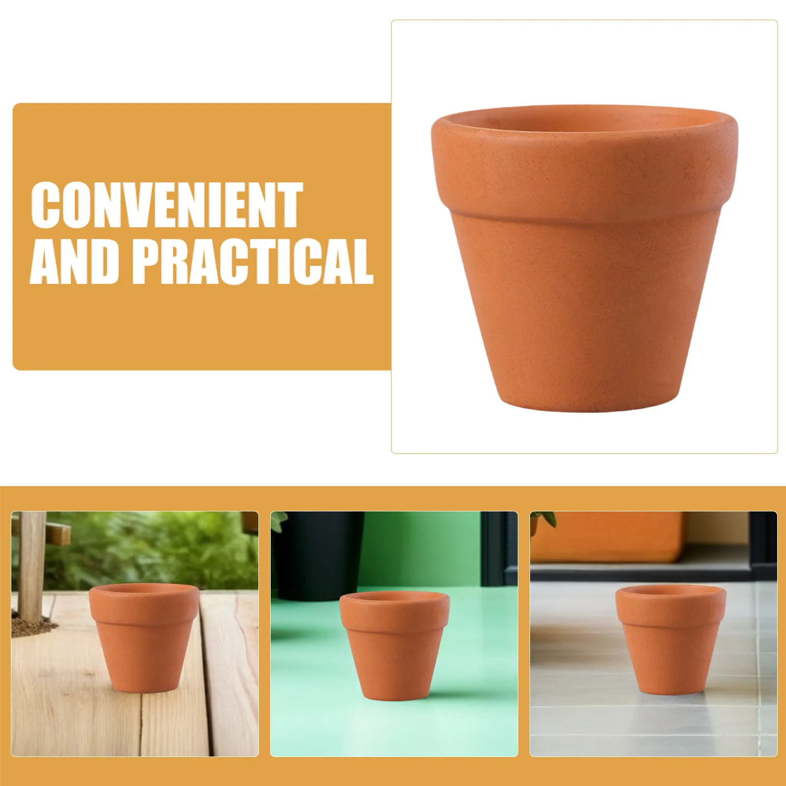 

12pcs Small Terracotta Planters with Drainage Holes Mini Clay Pots for Indoor Plants Succulents Flowers Garden Nursery Clay Pots