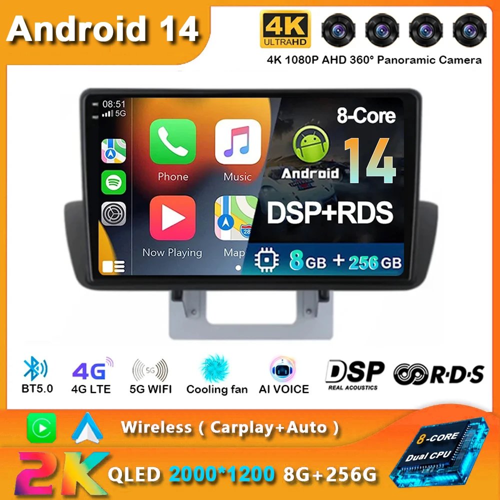 

Android 14 Carplay Auto For Mazda BT50 2012 2013 2014 2015 2016 2017 2018 Head Unit DSP RDS CAR Radio Multimedia Video Player