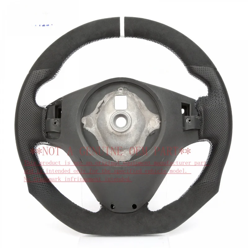 For Alfa Romeo Full Leather Retro Custom Modified Steering Wheel Horn Cover Horn Shell Decorative Cover