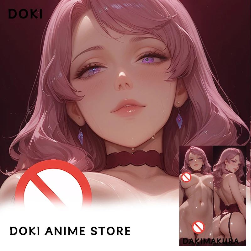 Dakimakura فانيسا Enoteca الأسود البرسيم 2WAY وسادة حالة العناق.. أنيمي وسادة غطاء الوسادة هدية #3