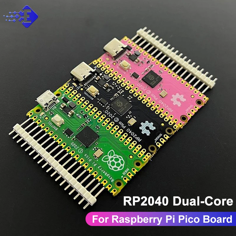 For Raspberry Pi Pico Board RP2040 Dual-Core 264KB ARM Low-Power Microcomputers High-Performance Cortex-M0+ Processor PICO Board