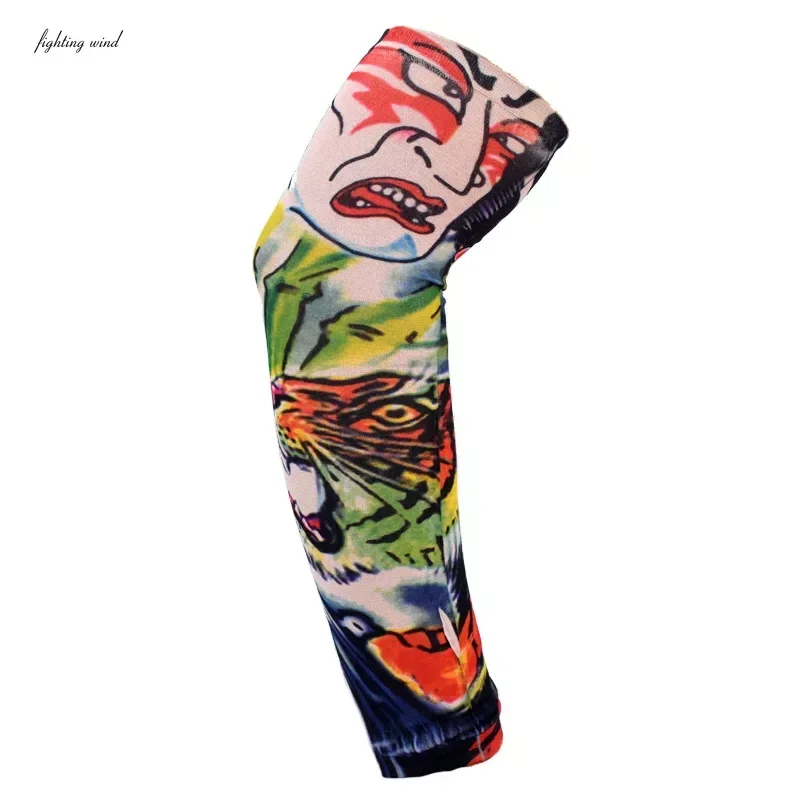 1PCS Arm Sleeves UV Protection Full Arm Cool Outdoor Golf Sports Hiking Riding Arm Tattoo Sleeve Cycling Equipment