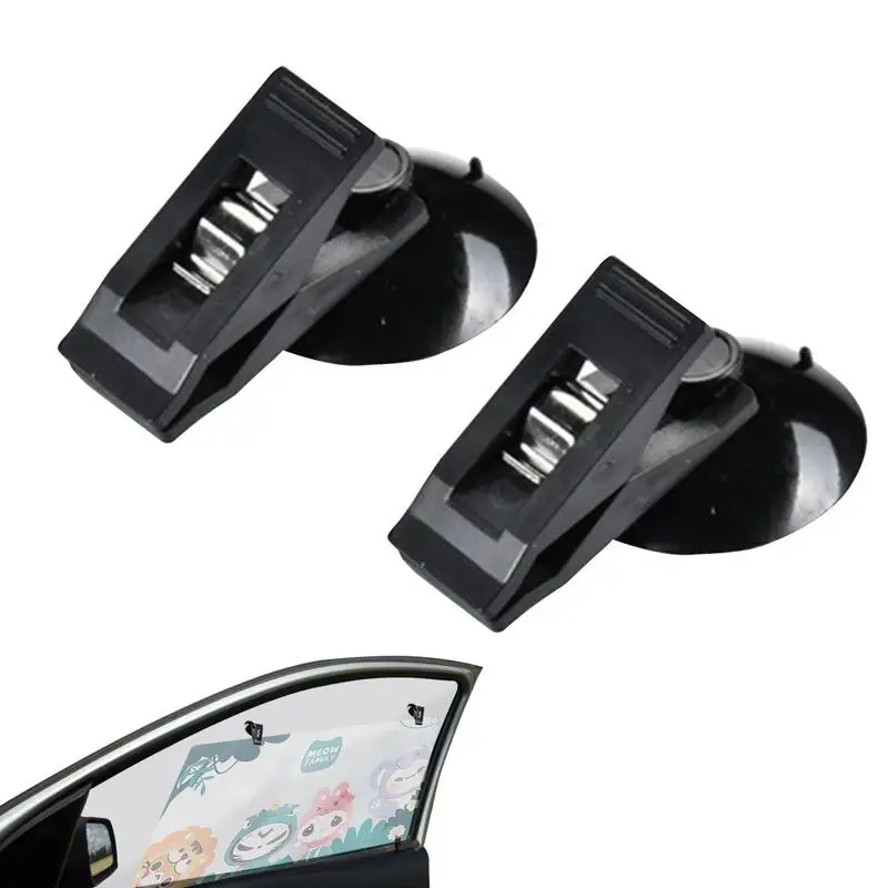 Windshield Sticker Holder Parking Ticket Holder Parking Permit Holder Card Clamp Bill Clip Auto Interior Accessories Suction Cup