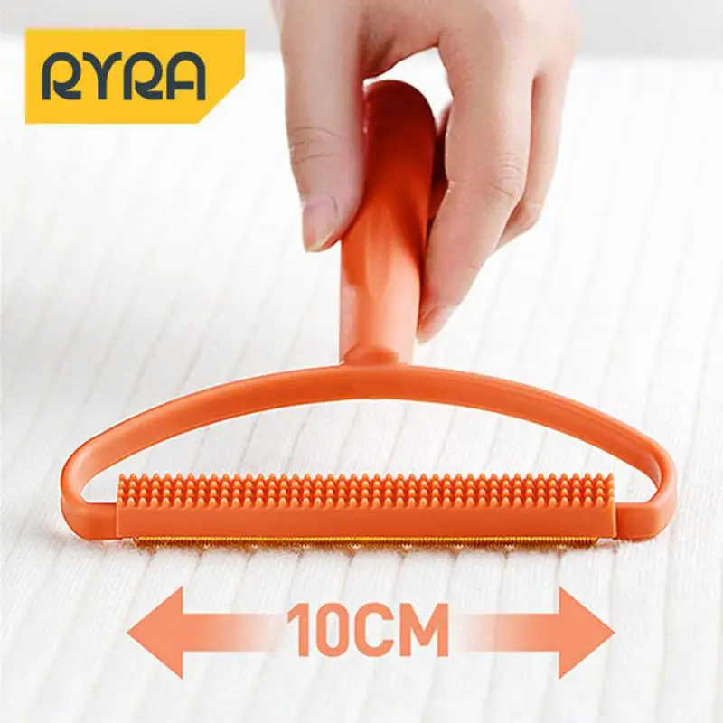 Ball Hair Remover Pure Copper Scraper Head Remove By Scraping Orange Color Pure Copper Household Cleaning Tools And Accessories