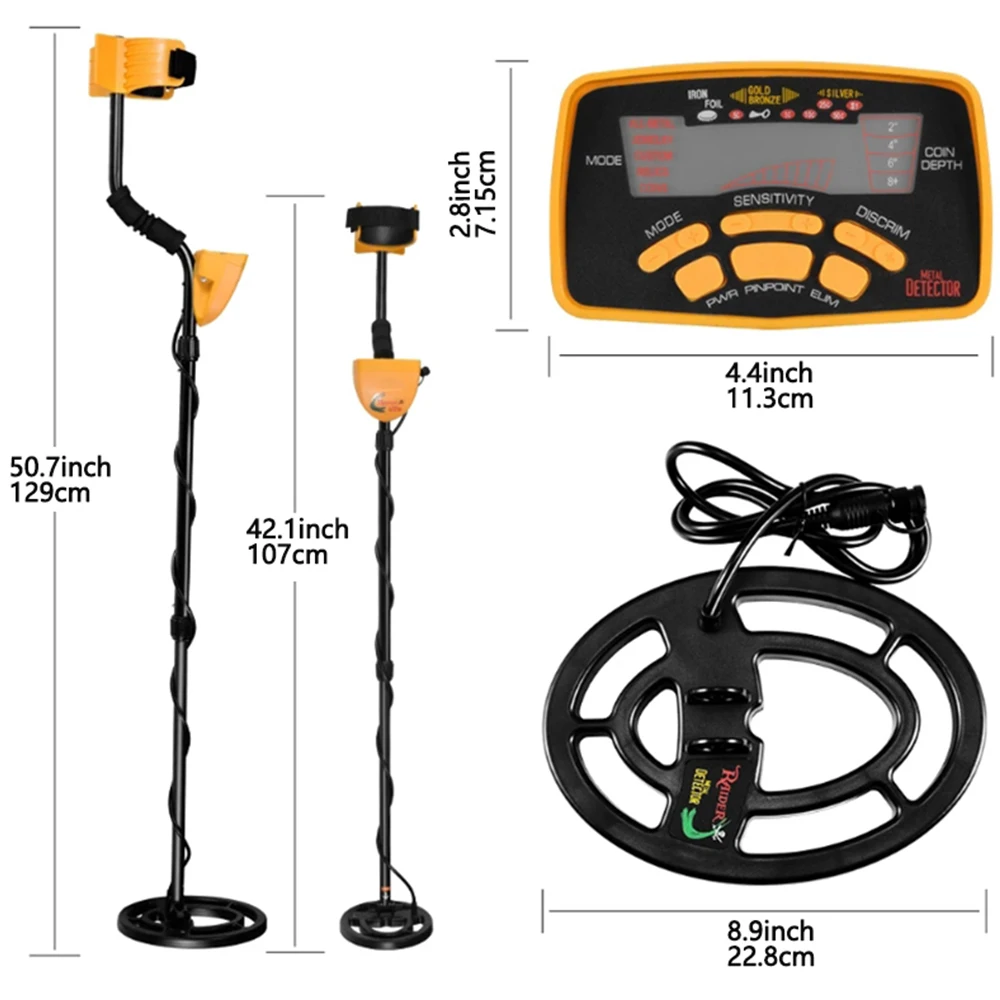

MD6250 Professional Metal detector Underground Metal detector Hunter detects metals with high performance
