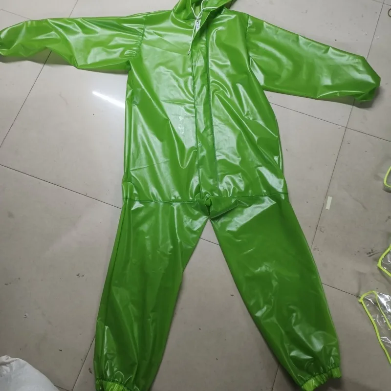 Transparent Protective Suit Waterproof Dustproof Droplet Proof Full Body Pants Closed Operation Spray Painting Full Coverage