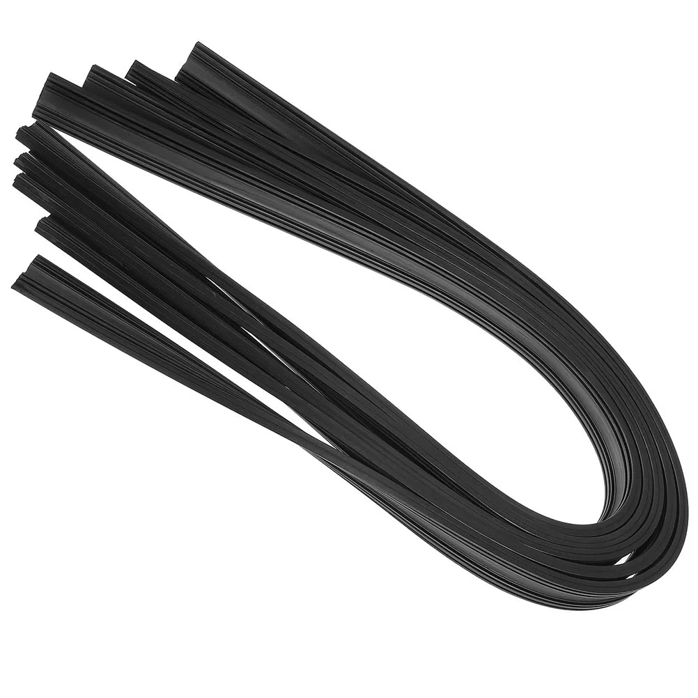 

10Pcs Window Wiper Strip High Durability Rubber Blade Refill Car Windshield Wiper Replacement Easy Installation