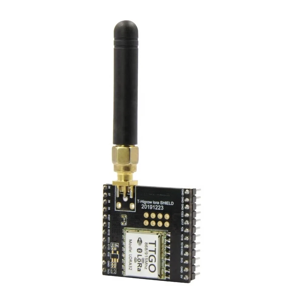 

LILYGO TTGO T-Higrow LoRa Shield 868Mhz 915Mhz Development Board with Function Expansion