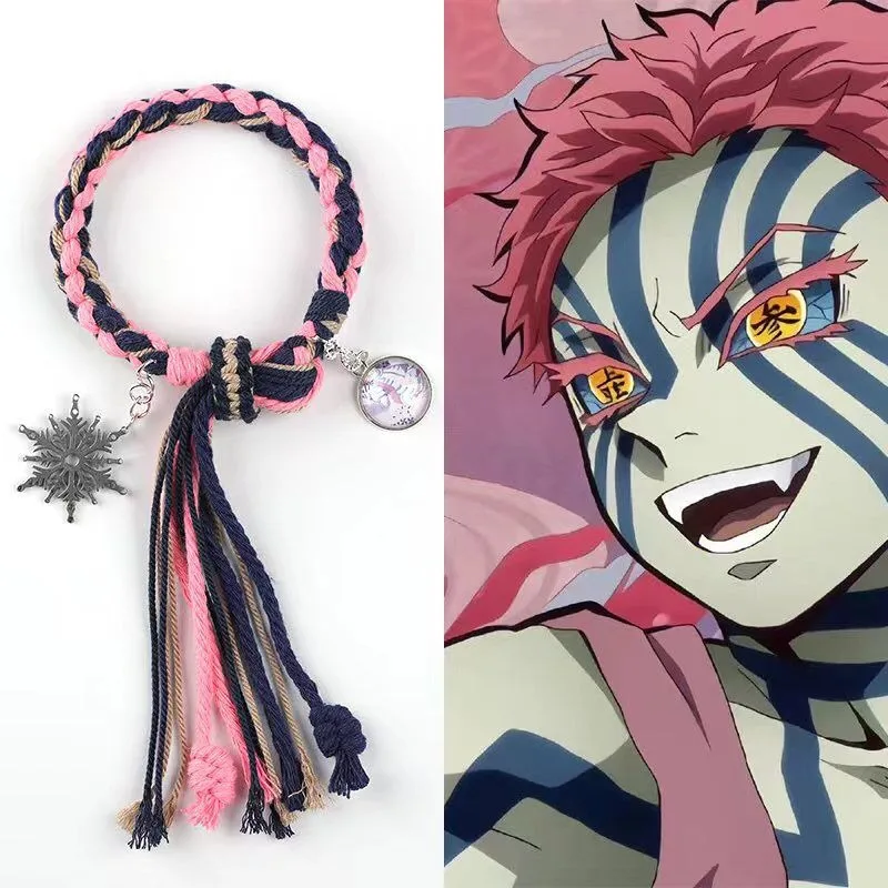 Nieuwe 2025 Demon Slayer Anime Perifere Hand Touw Nezuko Kamado Tanjiro Kamado Hand Touw Afgewerkte Collectie Vakantie Geschenken