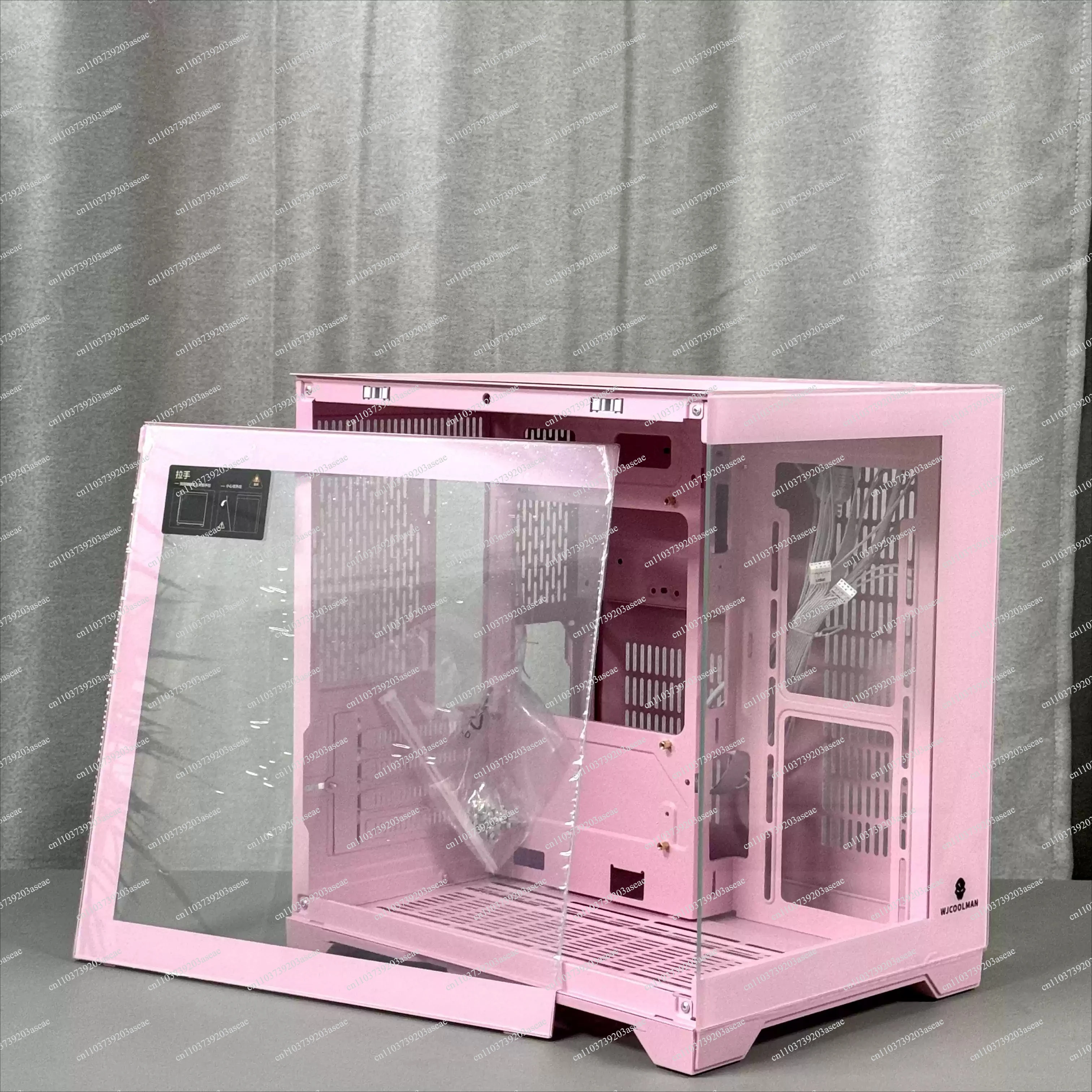 Pink seaview room computer chassis MATX motherboard 240 water cooling secondary customisation