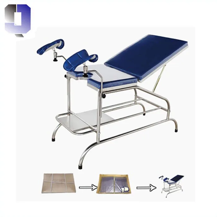 JQ-2006  Stainless steel Portable Gynecological examination chair