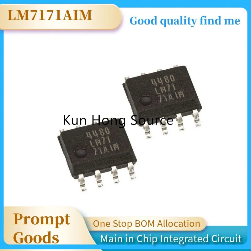 LM7171AIMX / NOPB LM7171AIM SOP8 ultra-high speed high output current voltage feedback amplifier