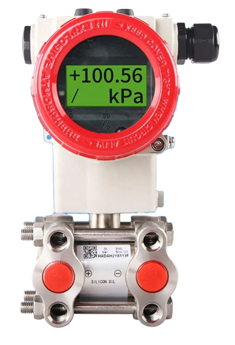 3051 Przetwornik różnicy ciśnień Cyfrowy wyświetlacz 4-20mA Przekładnia Czujnik różnicy ciśnień