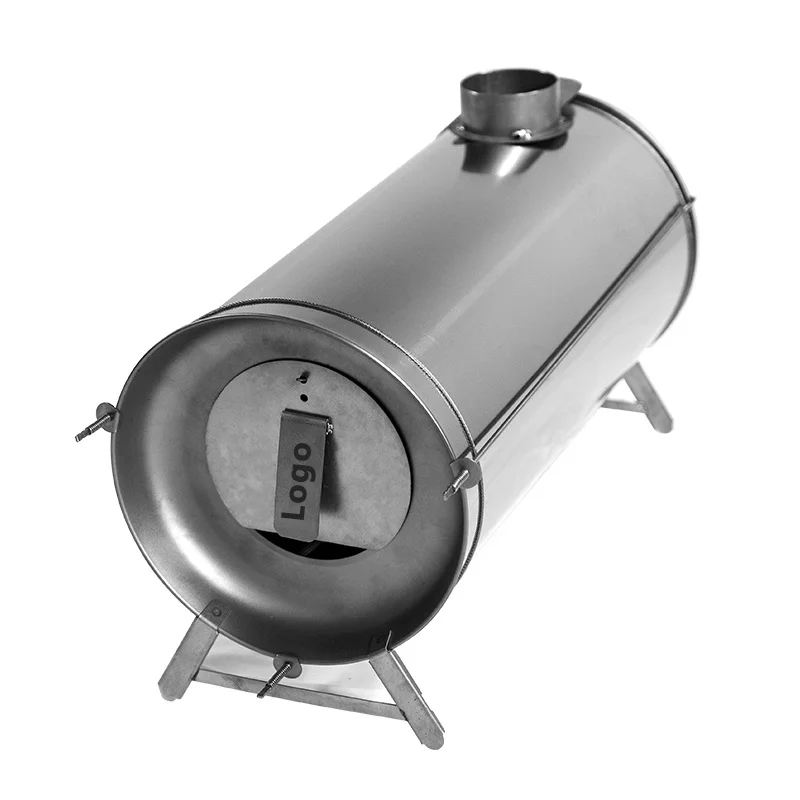 Ultralight Titanium Stove Portable Hot Tent Stove Wood Burning Camp Stove  with Chimney Pipe for Cooking Heating Customizable