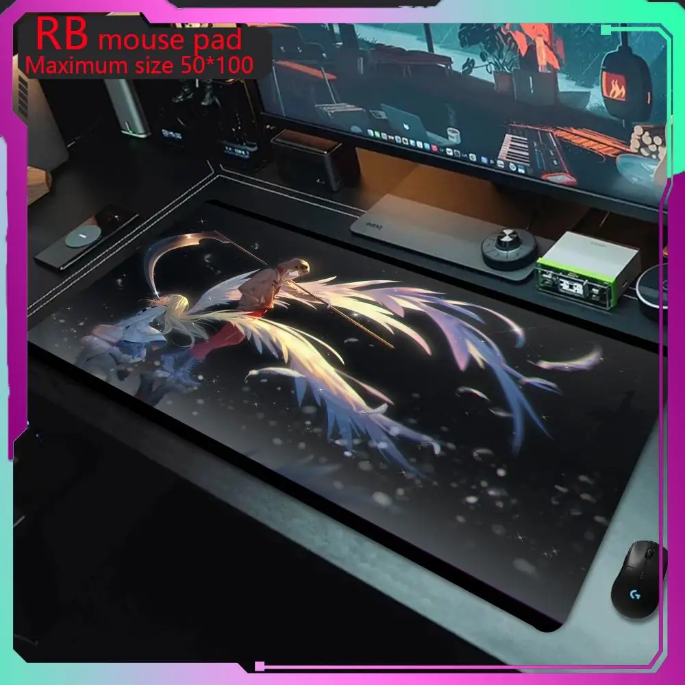 Hot selling MousePad A-Angels-of Death Mouse Pad Electronic game mouse pad is easy to use, with anti slip and wear-resistant