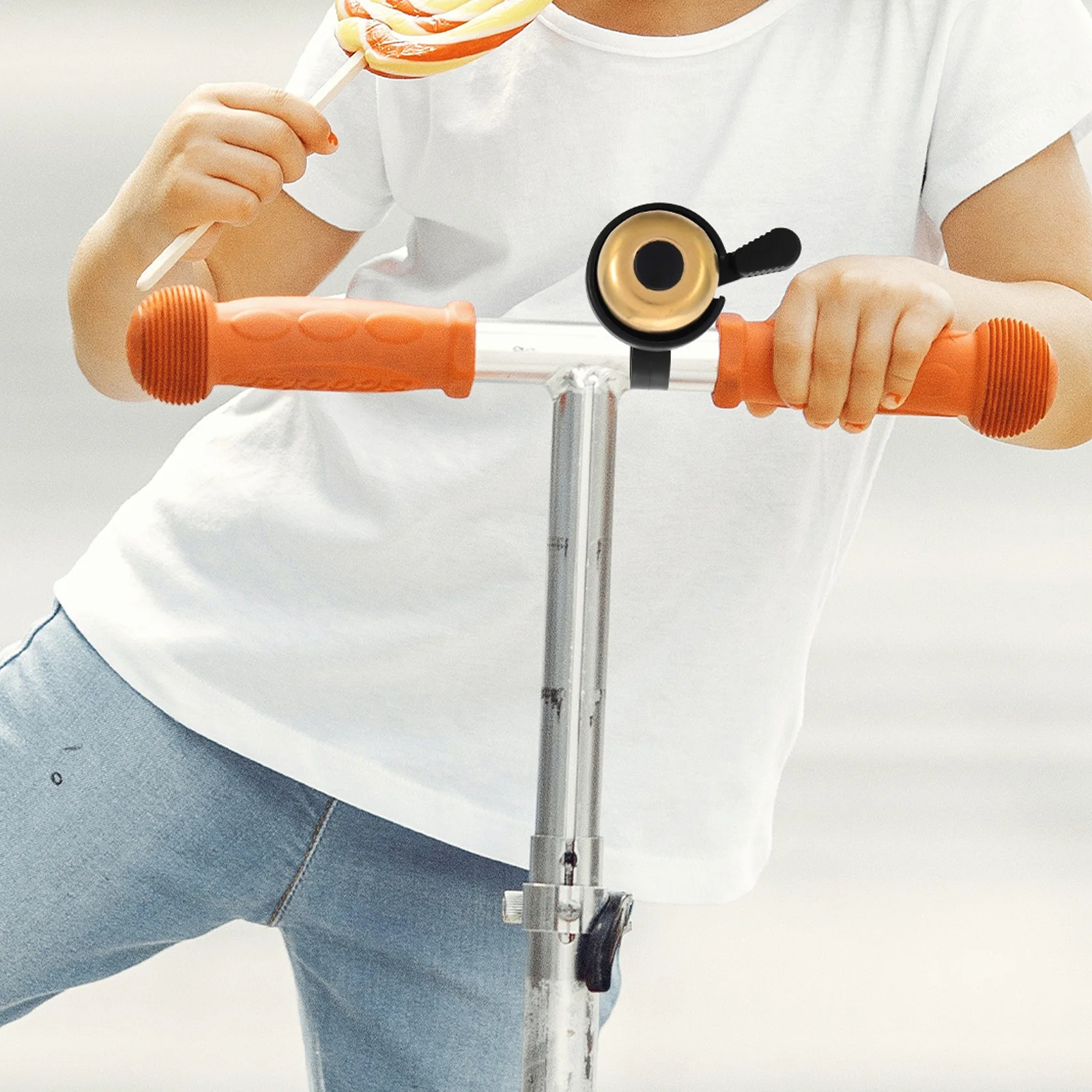 

Mini Bike Bell for Adults Mountain Bikes Loud Ring Compact Design Easy Installation Copper Plastic Construction Bicycle