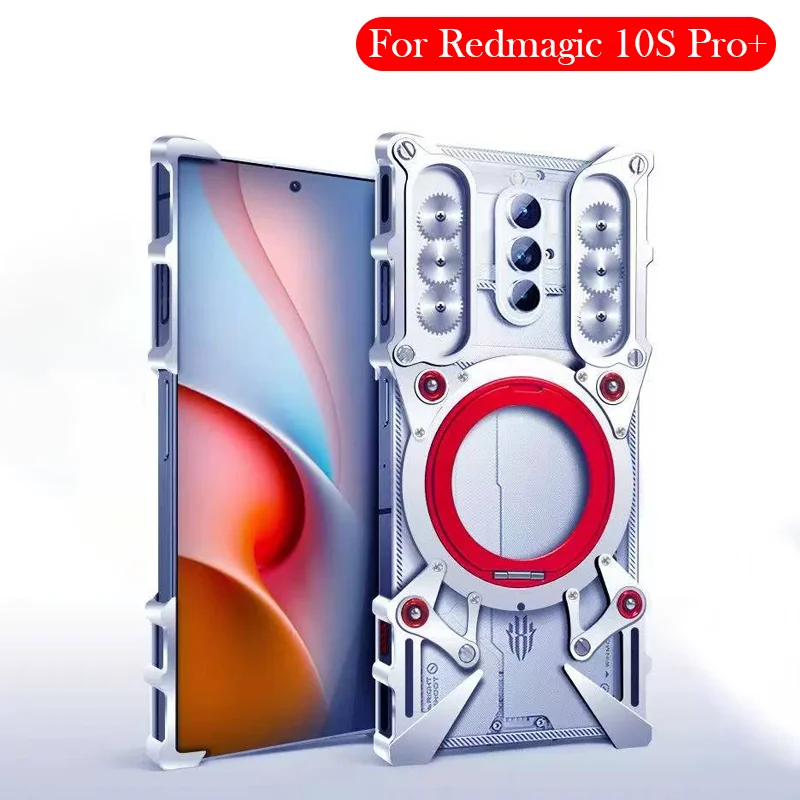 

Bracket Case For ZTE Redmagic 10S 10 Pro Heat Dissipation Back Cover Case for Redmagic 10S 10 Pro Plus