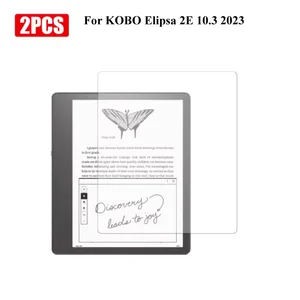 Protetor de Tela de Vidro Temperado, Película Protetora, Adequado para KOBO Libra 2 Clara, Cor BW Clear, 2E 6.0, Elipsa 2E, 10.3, 2Pcs 10 principais vendas e reader kobo clara - №5