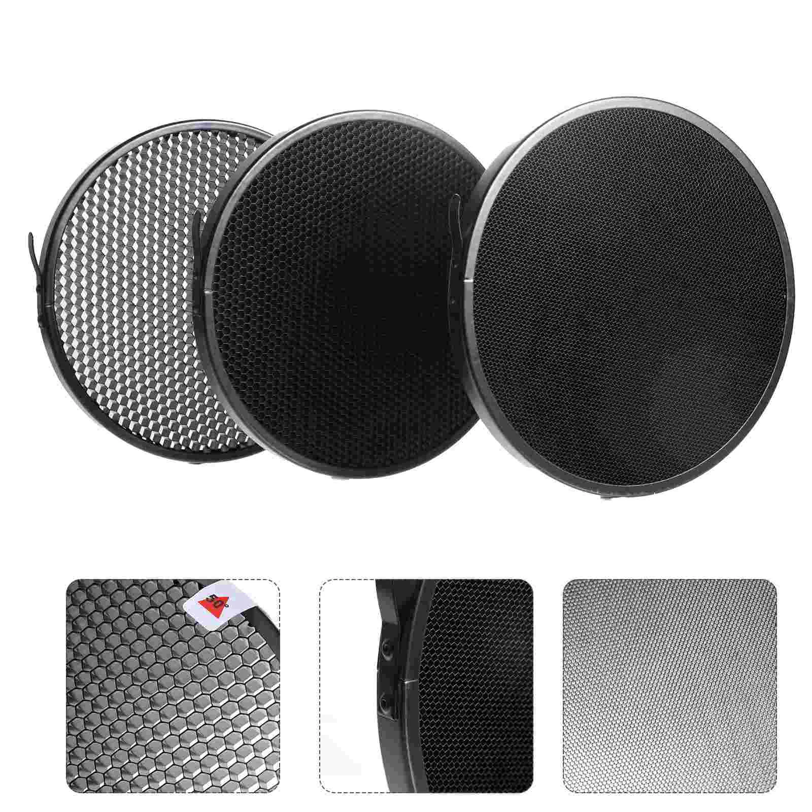 

Honeycomb Net Reflector Standard Photography Supply Flashlight Diffuser White Grid for Strobe