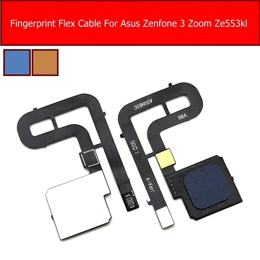 

Home Button Flex Cable For Asus ZE553KL 3 Zoom S Menu Key Fingerprint Recognition Sensor Flex Ribbon Cable Replacement Parts