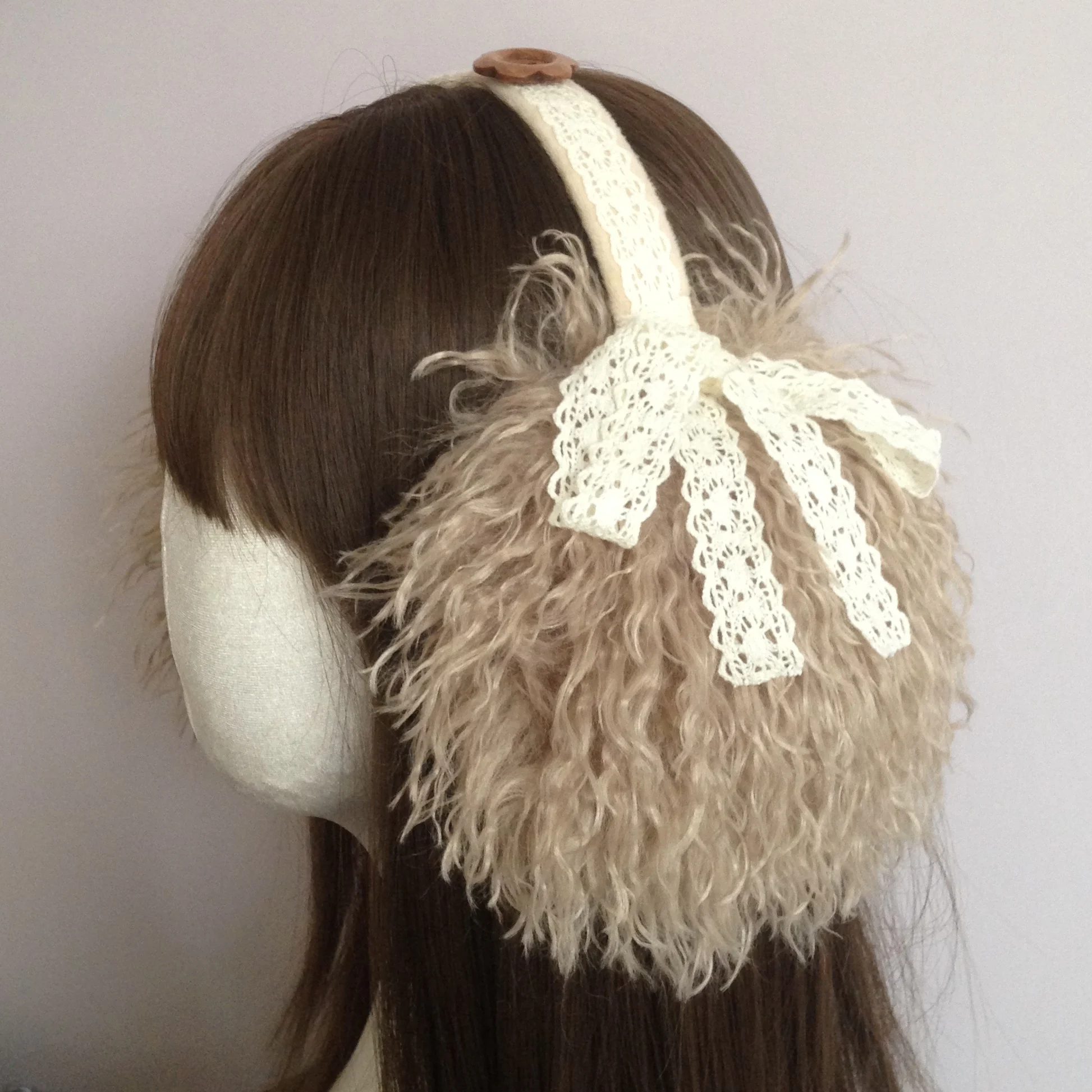 الشتاء المراهقات لطيف القوس شرابة غطاء للأذنين الكورية Ins Meilad نمط طالب غطاء للأذنين Kawaii الدافئة الدراجات في الهواء الطلق الأذن أدفأ #6