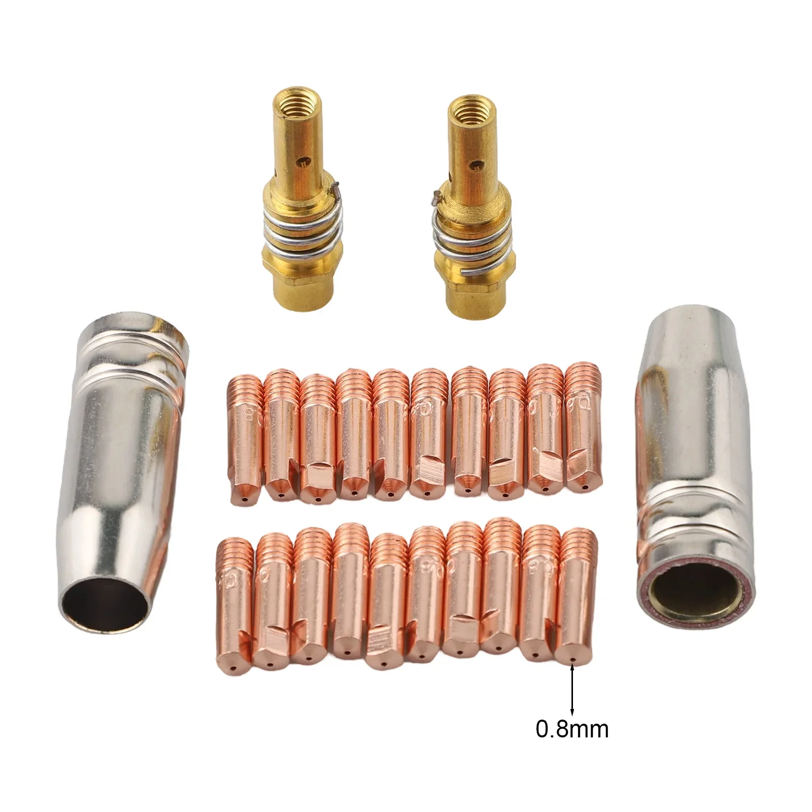 MIG Welding Accessory Kit MB15 15AK Torch With Contact Tips And Diffusers For ARCCAPTAIN MIG200 And MIG130 Welders