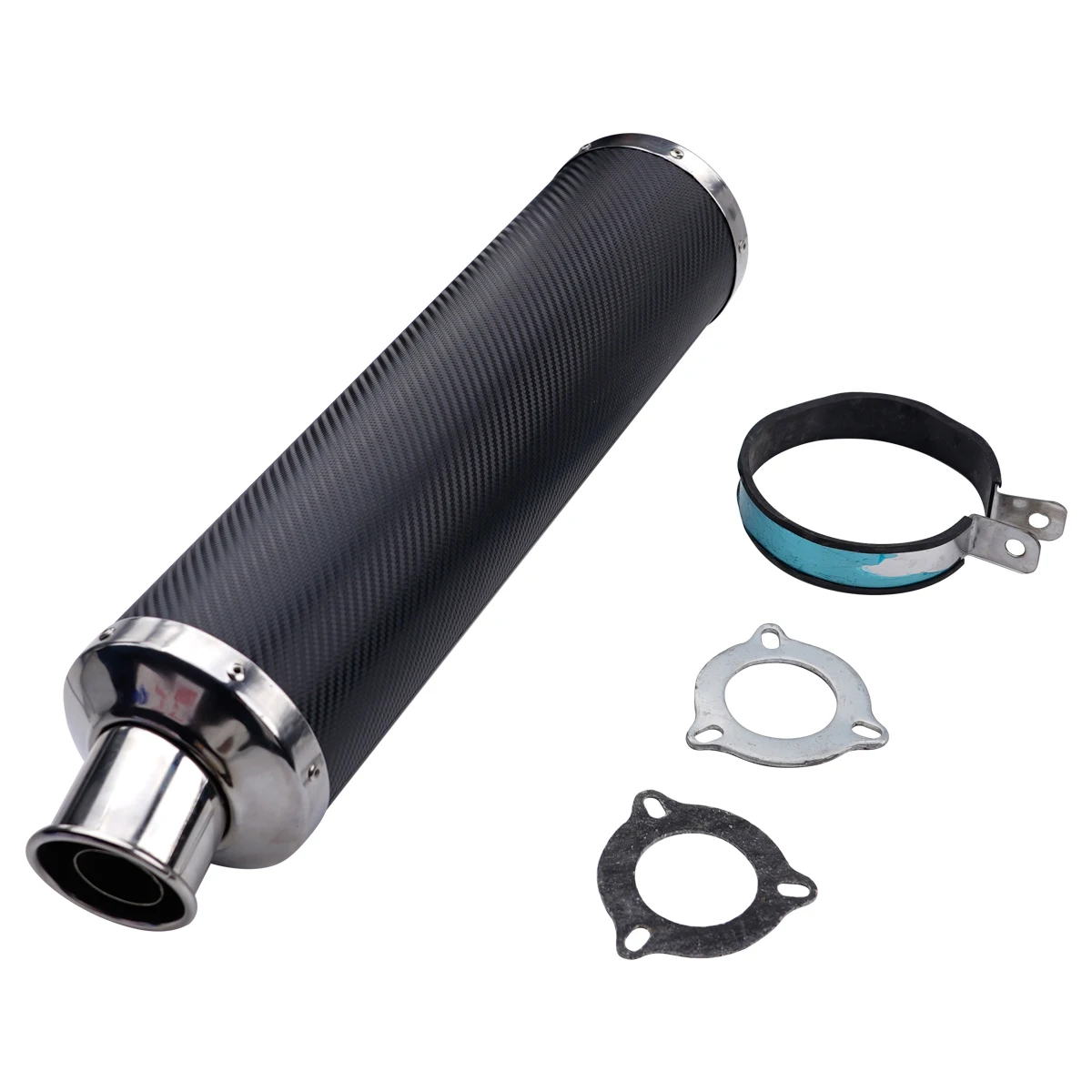 

Motorcycle 500*118cm Exhaust Pipe Silencer Muffler For Honda Yamaha Suzuki Kawasaki Type ATV Street Scooter Dirt Motocross