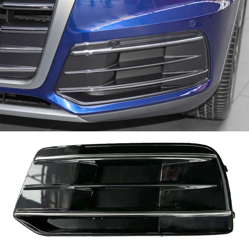 

Left Right Side Car Front Bumper Fog Light Grill Trim Cover For Audi Q5 2018 2019 2020 80A807680D 80A807679D