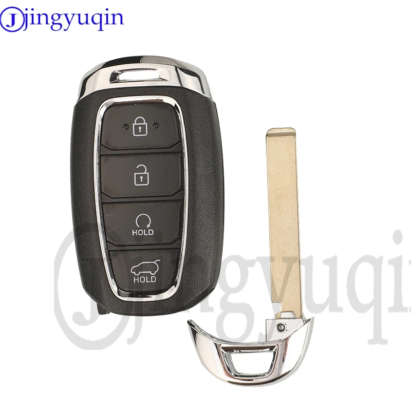 jingyuqin 3/4/5 Buttons Car Remote Key Shell Case For Hyundai  Avante Elantra Veloster Santa Fe Palisade Kona Replacement Fob